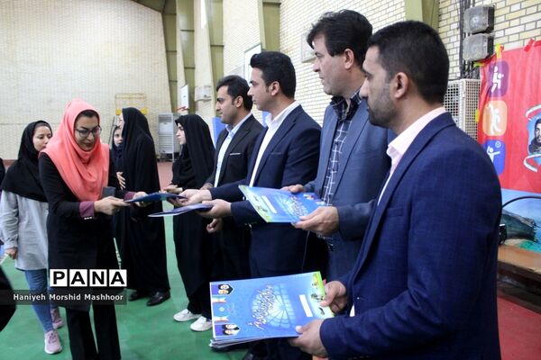 مسابقات فرهنگی بانوان استان بوشهر رشته والیبال