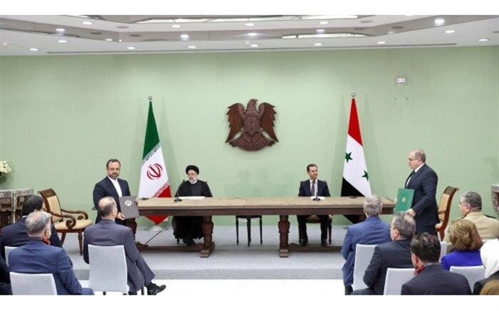 امضای برنامه جامع همکاری‌های راهبردی و بلندمدت ایران و سوریه و ۱۴ سند همکاری دیگر