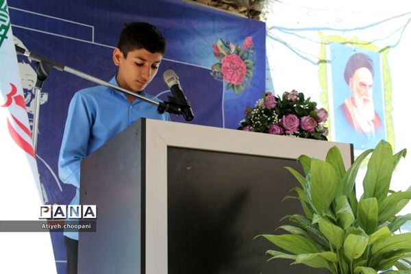 آیین نمادین گلباران محل شهادت شهید مطهری