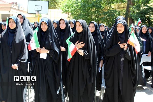 آیین نمادین گلباران محل شهادت شهید مطهری