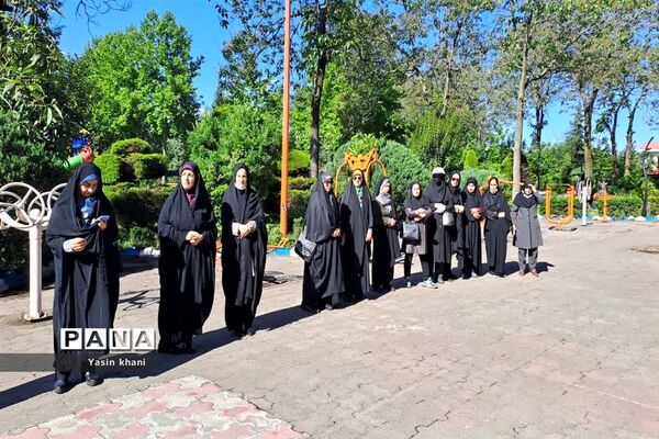 بزرگداشت هفته مقام معلم همایش پیاده‌روی فرهنگیان شهرستان عباس‌آباد
