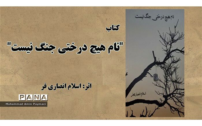 کتاب نام هیچ درختی جنگ نیست منتشر شد
