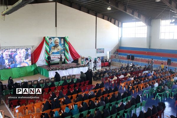 مراسم گرامیداشت مقام معلم در گلوگاه