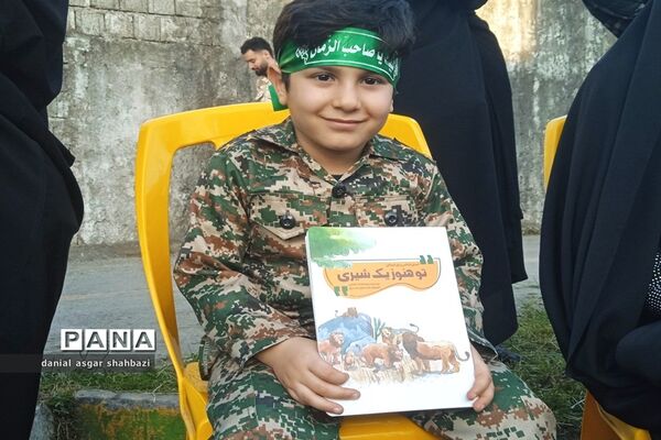هفتمین سالگرد شهادت شهید علی جمشیدی در شهرستان نور
