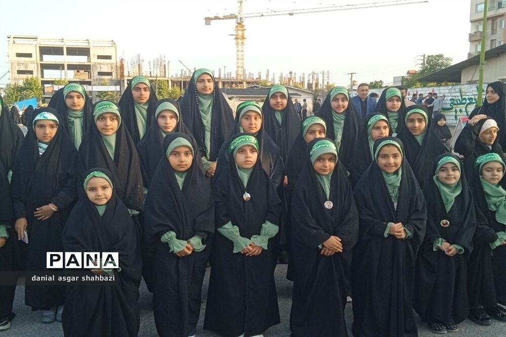 هفتمین سالگرد شهادت شهید علی جمشیدی در شهرستان نور