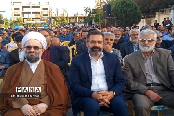 هفتمین سالگرد شهادت شهید علی جمشیدی در شهرستان نور