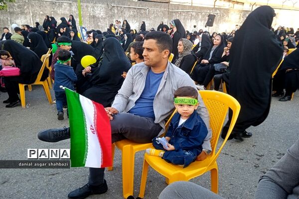 هفتمین سالگرد شهادت شهید علی جمشیدی در شهرستان نور