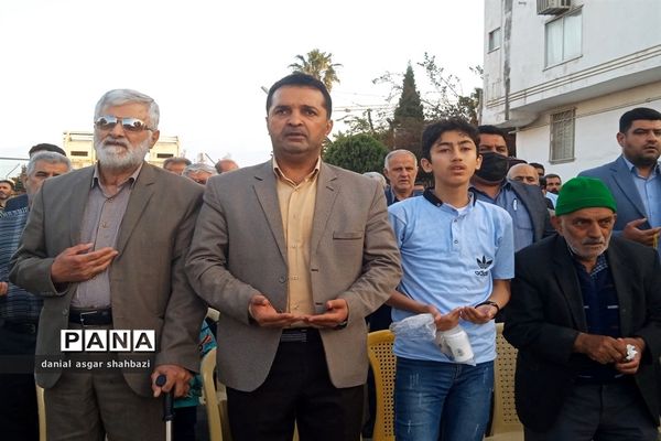 هفتمین سالگرد شهادت شهید علی جمشیدی در شهرستان نور