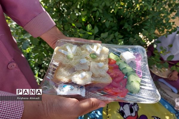 برگزاری صبحانه سلامت در دبستان بوستان شهرستان بن