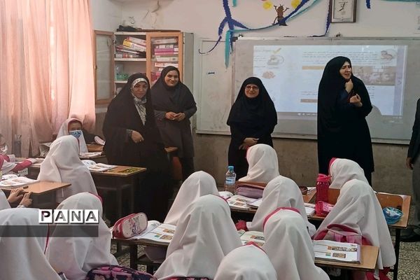 بازدید معاون آموزش ابتدایی شهر تهران از مدارس منطقه۱۸ شهر تهران