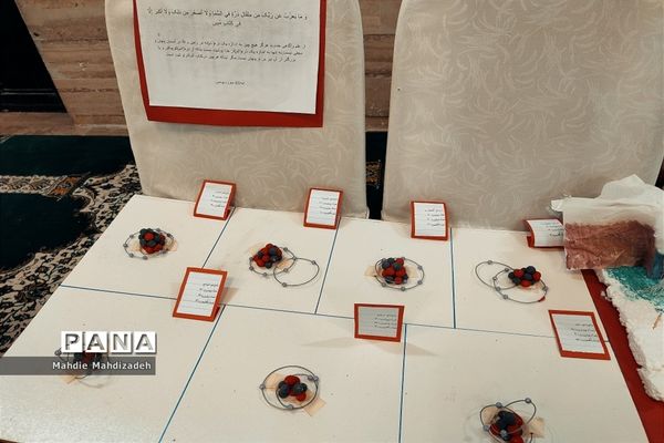 نمایشگاه دست‌سازه‌های مرتبط با قرآن در دبیرستان شهید قویدل