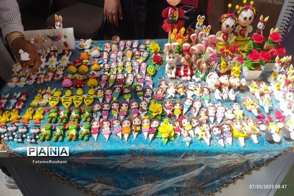 مراسم افتتاحیه نمایشگاه مشاغل خانگی بانوان خلیل‌آباد