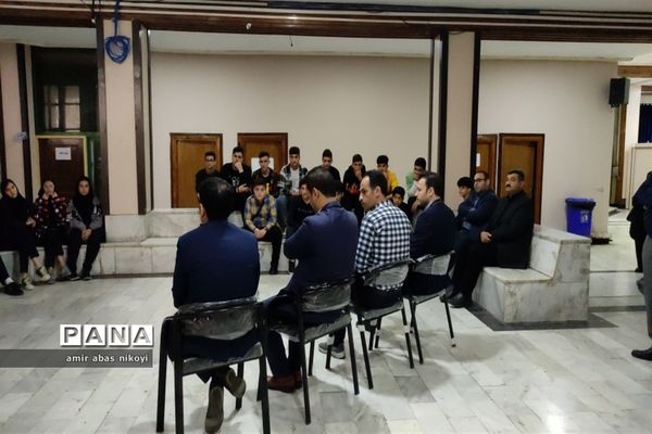 افتتاحیه نمایشگاه توانمندی‌های دانش‌آموزان رشته گرافیک هنرستان امیرکبیر ناحیه یک ساری