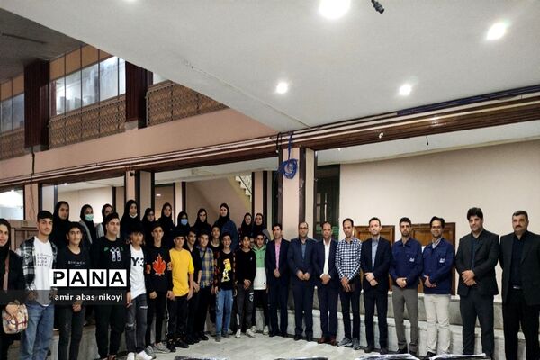 افتتاحیه نمایشگاه توانمندی‌های دانش‌آموزان رشته گرافیک هنرستان امیرکبیر ناحیه یک ساری