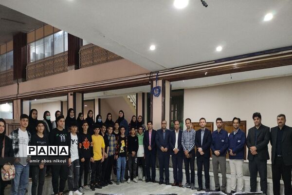 افتتاحیه نمایشگاه توانمندی‌های دانش‌آموزان رشته گرافیک هنرستان امیرکبیر ناحیه یک ساری
