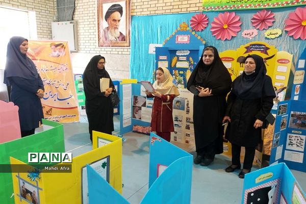 افتتاح نمایشگاه منطقه‌ای طرح جابربن حیان در دبستان آزاده شهرستان بهبهان