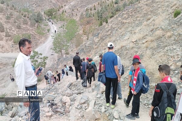 اردوی کوهپیمایی و طبیعت‌گردی دانش‌آموزان پیشتاز ناحیه ۷ مشهد مقدس