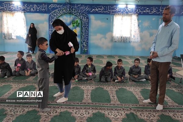 برگزاری اردوی جهادی هفته سلامت در دبستان عمار شهرستان قرچک