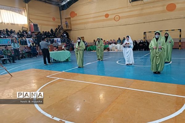 مانور تشکیلاتی سازمان دانش‌آموزی جهرم و اختتامیه المپیاد رویش