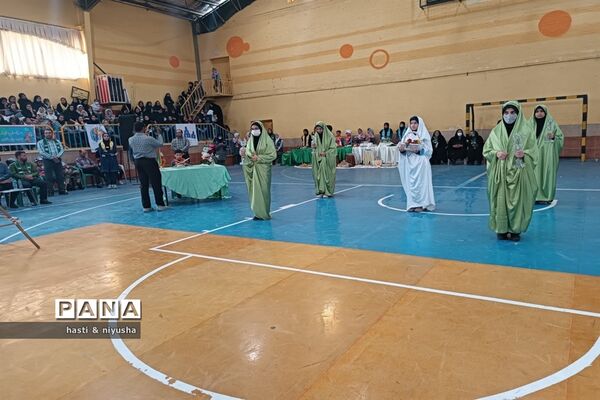 مانور تشکیلاتی سازمان دانش‌آموزی جهرم و اختتامیه المپیاد رویش