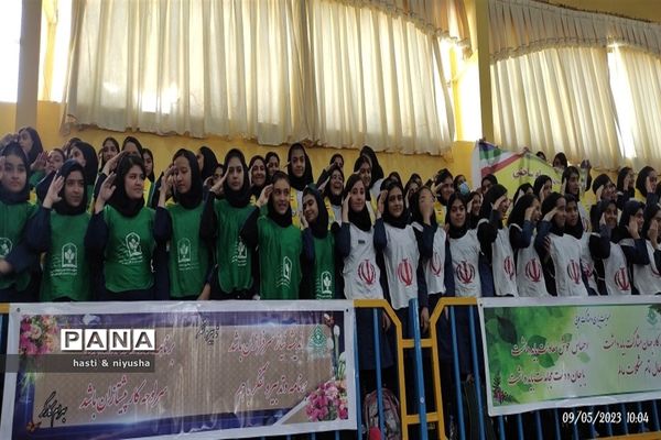 مانور تشکیلاتی سازمان دانش‌آموزی جهرم و اختتامیه المپیاد رویش