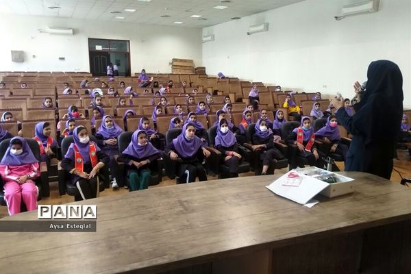 آموزش مهارت‌های تشکیلاتی به دانش‌آموزان دبستان دخترانه معارف6 ناحیه 3 شیراز