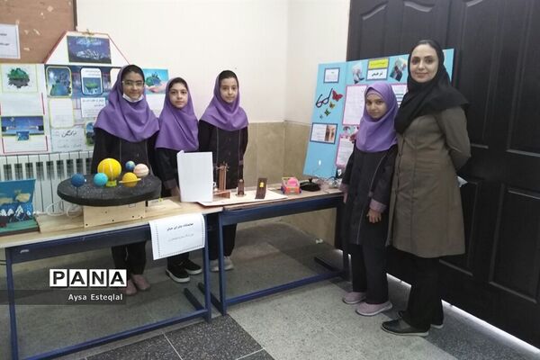 برگزاری نمایشگاه طرح جابربن حیان در دبستان معارف 6 ناحیه 3 شیراز