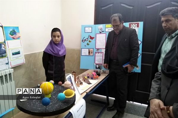 برگزاری نمایشگاه طرح جابربن حیان در دبستان معارف 6 ناحیه 3 شیراز