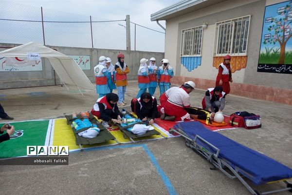 برگزاری مانور زلزله در روستای مهدیرجه گلوگاه