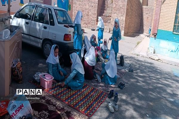 اردوی شاد درون‌مدرسه‌ای در دبستان دخترانه پروین اعتصامی شهرستان فیروزکوه