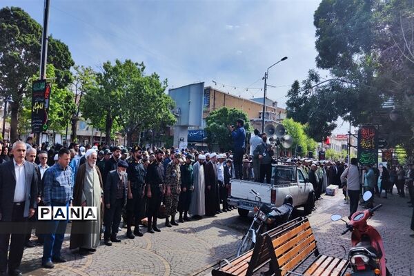 مراسم تشییع پیکر شهید مدافع امنیت در زنجان