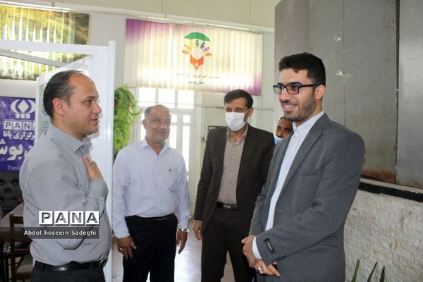 بازدید معاون نهضت سواد‌آموزی آموزش و پرورش استان بوشهر از سازمان دانش‌آموزی استان