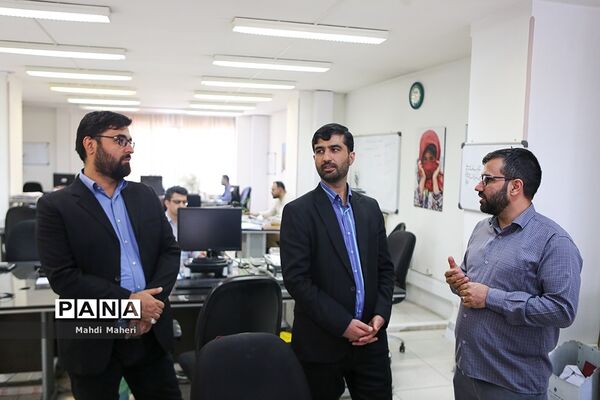 حضور رئیس سازمان بسیج رسانه در خبرگزاری پانا