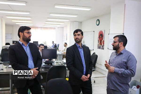 حضور رئیس سازمان بسیج رسانه در خبرگزاری پانا