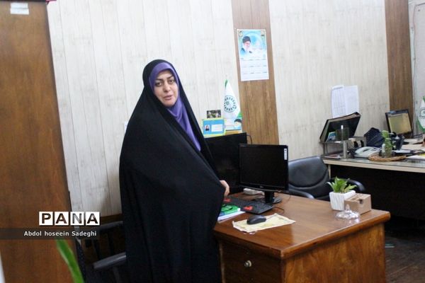 بازدید معاون آموزش متوسطه اداره کل آموزش و پرورش استان بوشهر از سازمان دانش‌آموزی استان