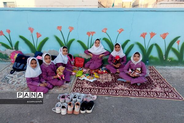 برگزاری اردوی درون مدرسه‌ای در دبستان بعثت شهرستان ابرکوه