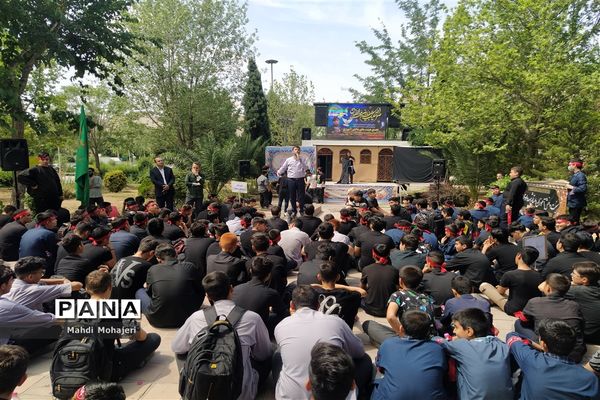 هیات دانش‌آموزی منطقه ۱۶ به‌مناسبت شهادت امام جعفر صادق (ع)