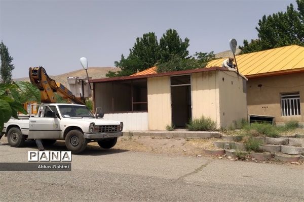 آماده‌سازی اردوگاه شهید مظفر توچال پاکدشت