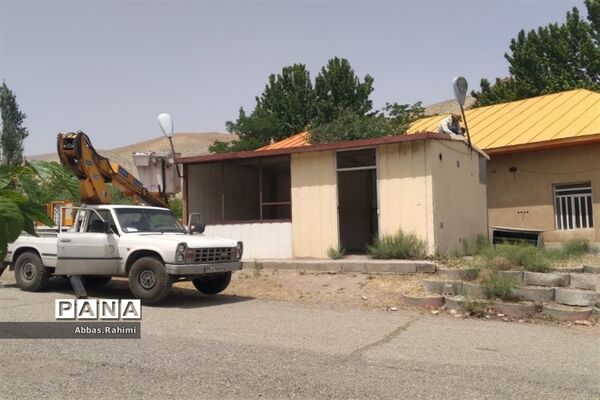 آماده‌سازی اردوگاه شهید مظفر توچال پاکدشت