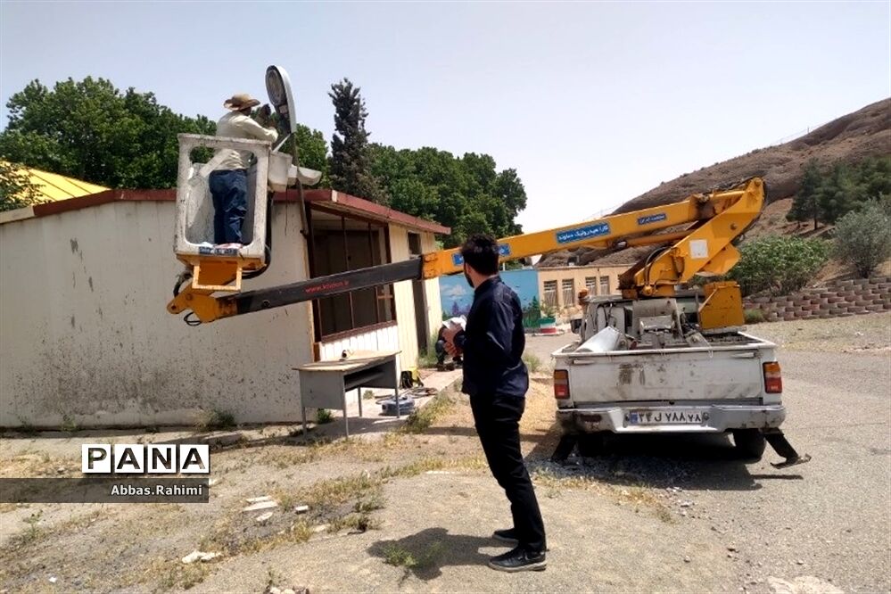 آماده‌سازی اردوگاه شهید مظفر توچال پاکدشت