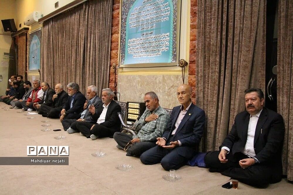 مراسم شهادت امام جعفر صادق(ع) در دفتر امام‌جمعه رودهن