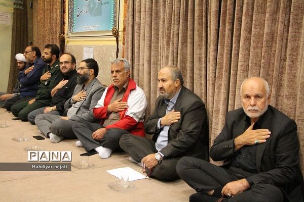 مراسم شهادت امام جعفر صادق(ع) در دفتر امام‌جمعه رودهن