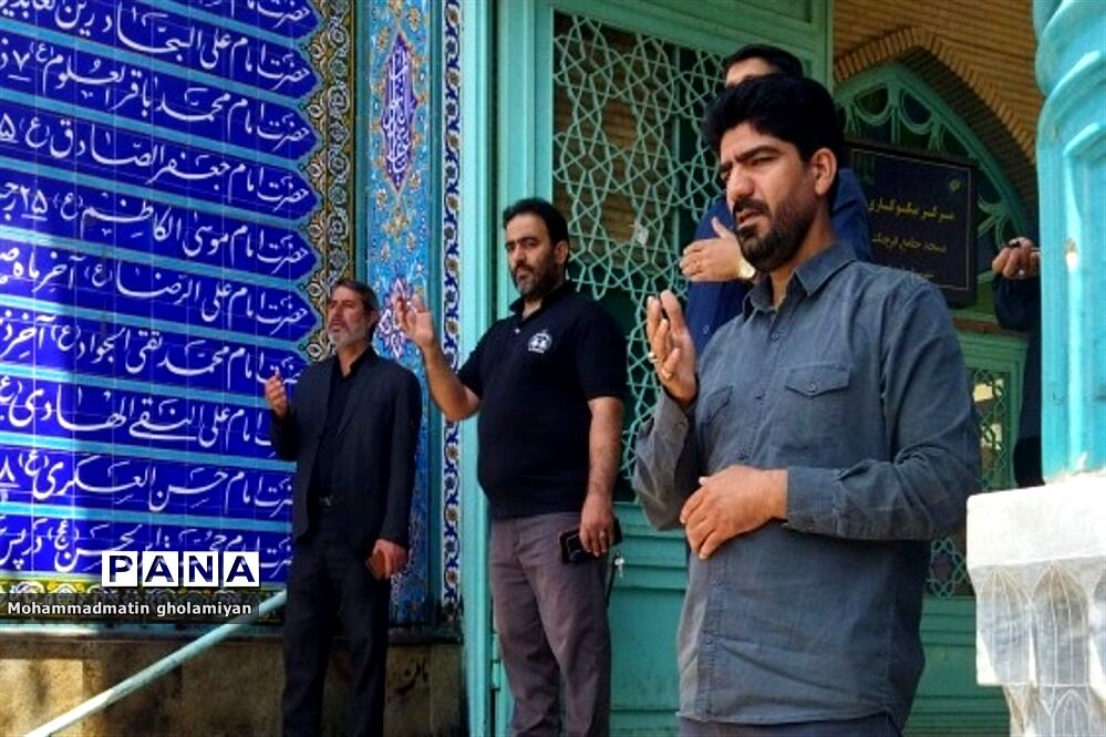 مراسم دسته عزاداری شهادت  امام صادق (ع)