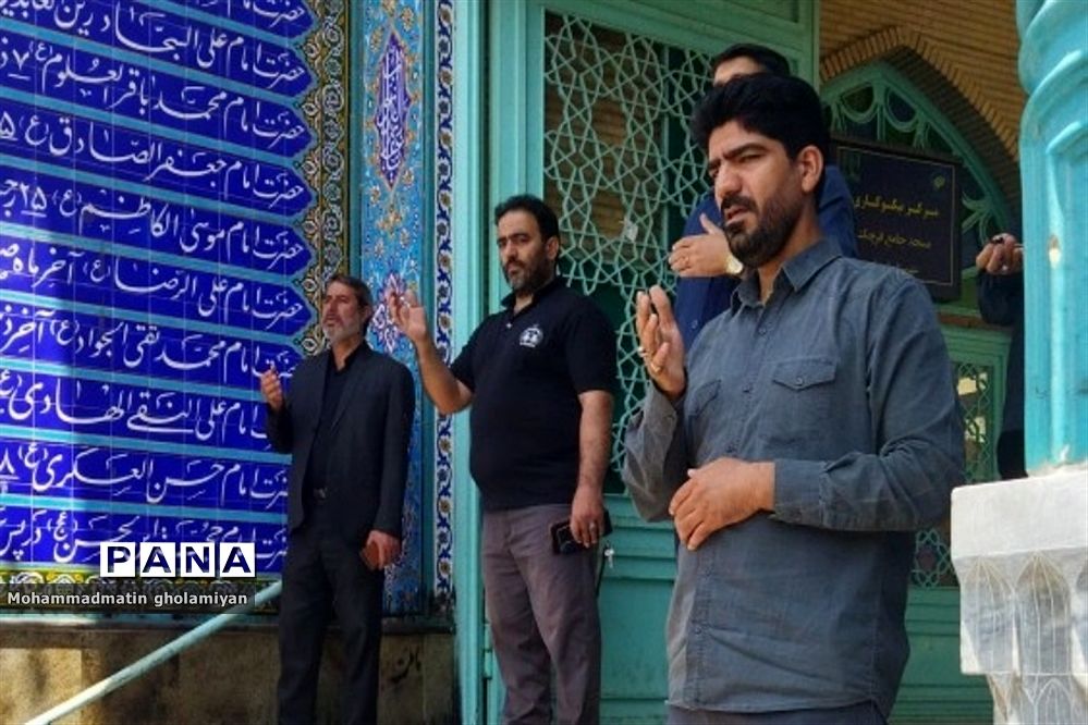 مراسم دسته عزاداری شهادت  امام صادق (ع)