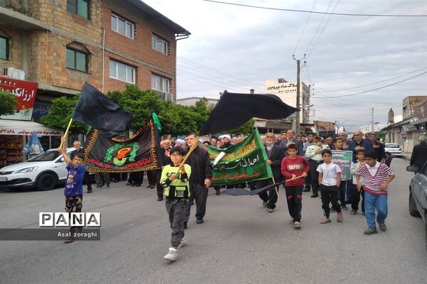 مراسم دسته‌‎روی سالروز شهادت امام صادق علیه السلام در شهر سورک