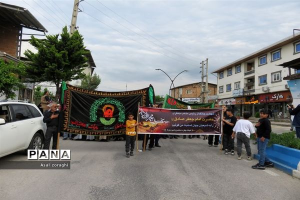 مراسم دسته‌‎روی سالروز شهادت امام صادق علیه السلام در شهر سورک