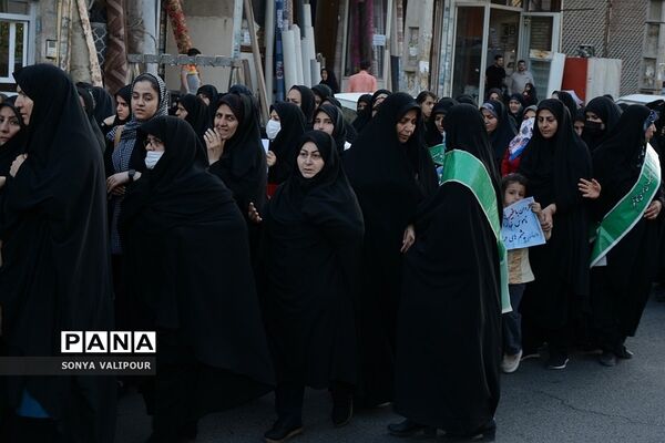 دسته عزاداری به‌مناسبت شهادت امام جعفر صادق در بهارستان 2