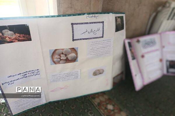 نمایشگاه طرح جابربن حیان دبستان شهید نجاتی ابرکوه