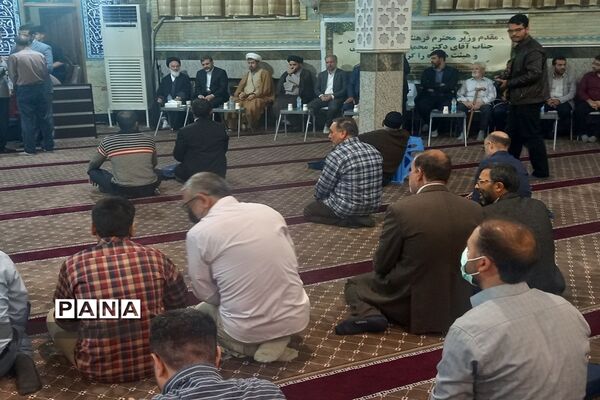 حضور وزیر فرهنگ و ارشاد اسلامی در مسجد احباب الحسین(ع)
