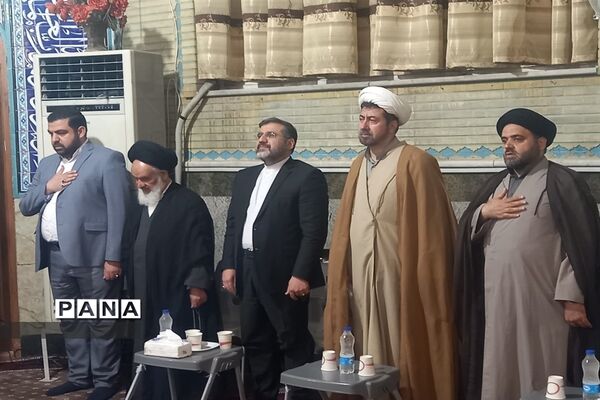 حضور وزیر فرهنگ و ارشاد اسلامی در مسجد احباب الحسین(ع)